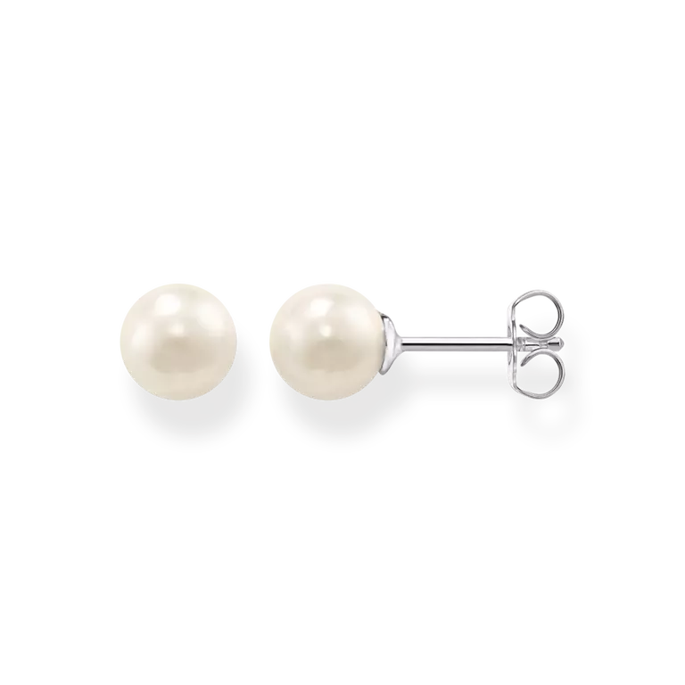 Thomas Sabo Ear studs pearl silver