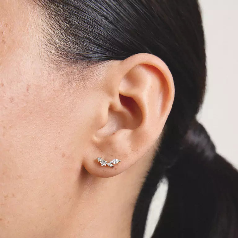 Thomas Sabo Stud Earrings with White Zirconia