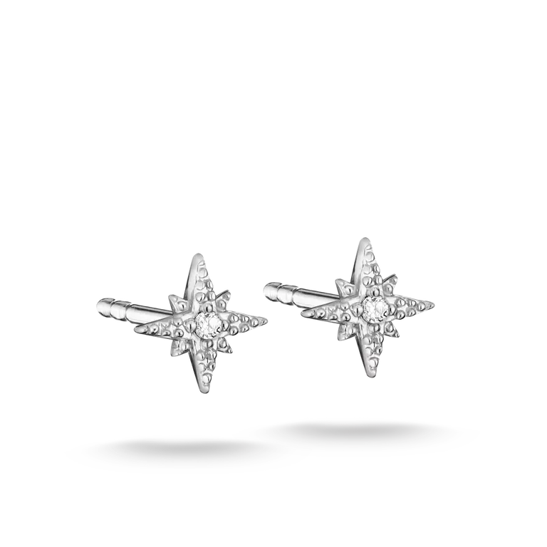 Thomas Sabo Star Stud Earrings with White Zirconia