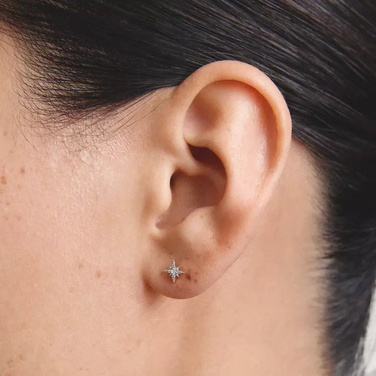 Thomas Sabo Star Stud Earrings with White Zirconia