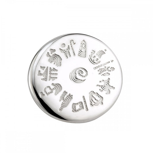 HISTORY OF IRELAND STERLING SILVER BROOCH