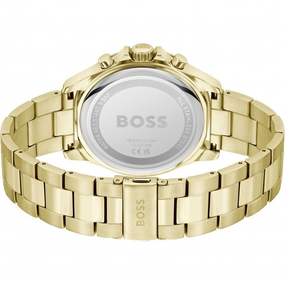 HUGO BOSS GOLD TROPER CHRONOGRAPH GENTS WATCH