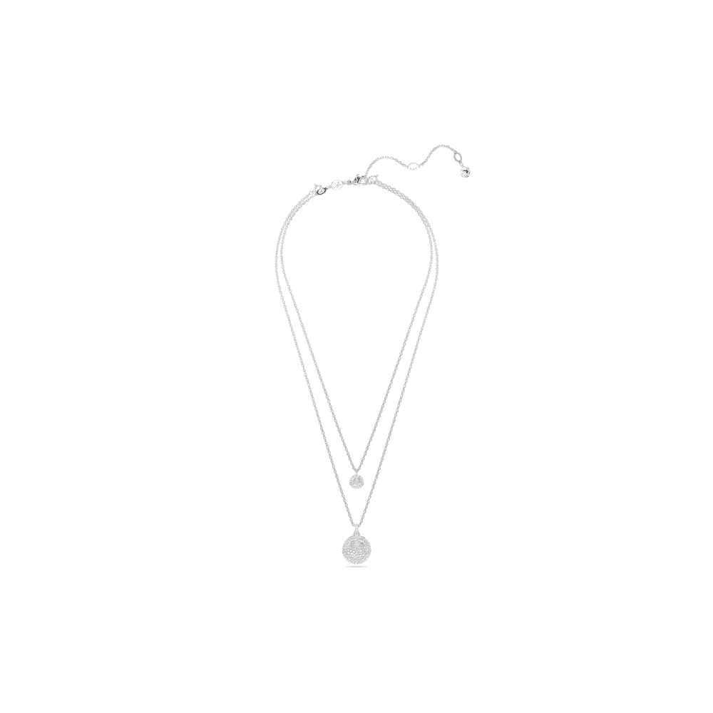 HYPERBOLA RHODIUM FINISHED INFINITY LAYERED BANGLE