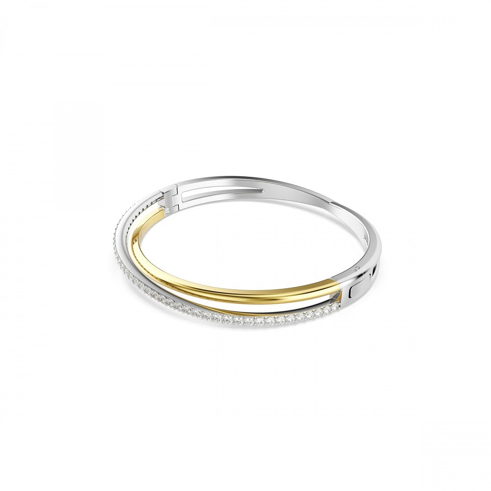 HYPERBOLA TWIST TWO TONED BANGLE