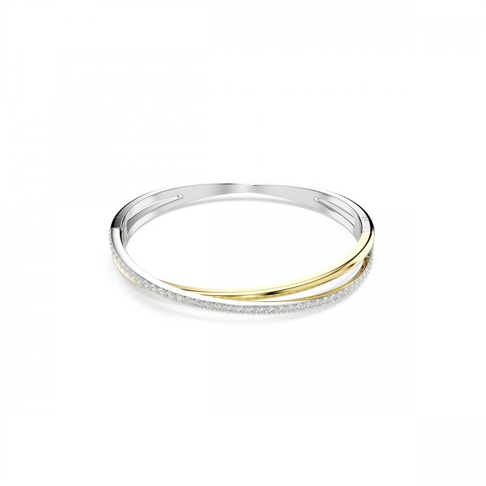 HYPERBOLA TWIST TWO TONED BANGLE