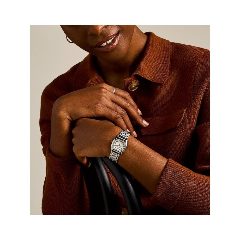 Harlow, Cream Dial Ladies Stainless Steel Watch