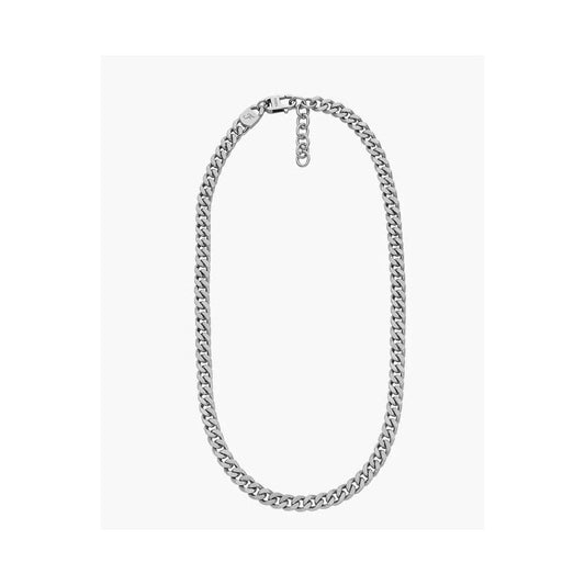 Harlow Linear Texture Chain Stainless Steel Necklace