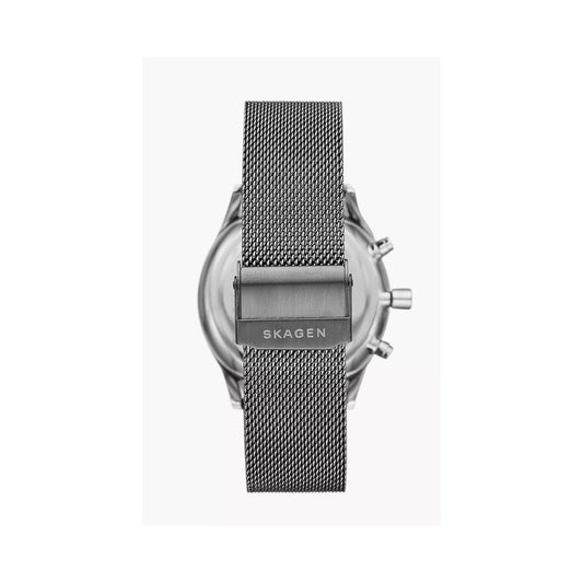 Holst Chronograph Charcoal Gents Stainless Steel Mesh Watch