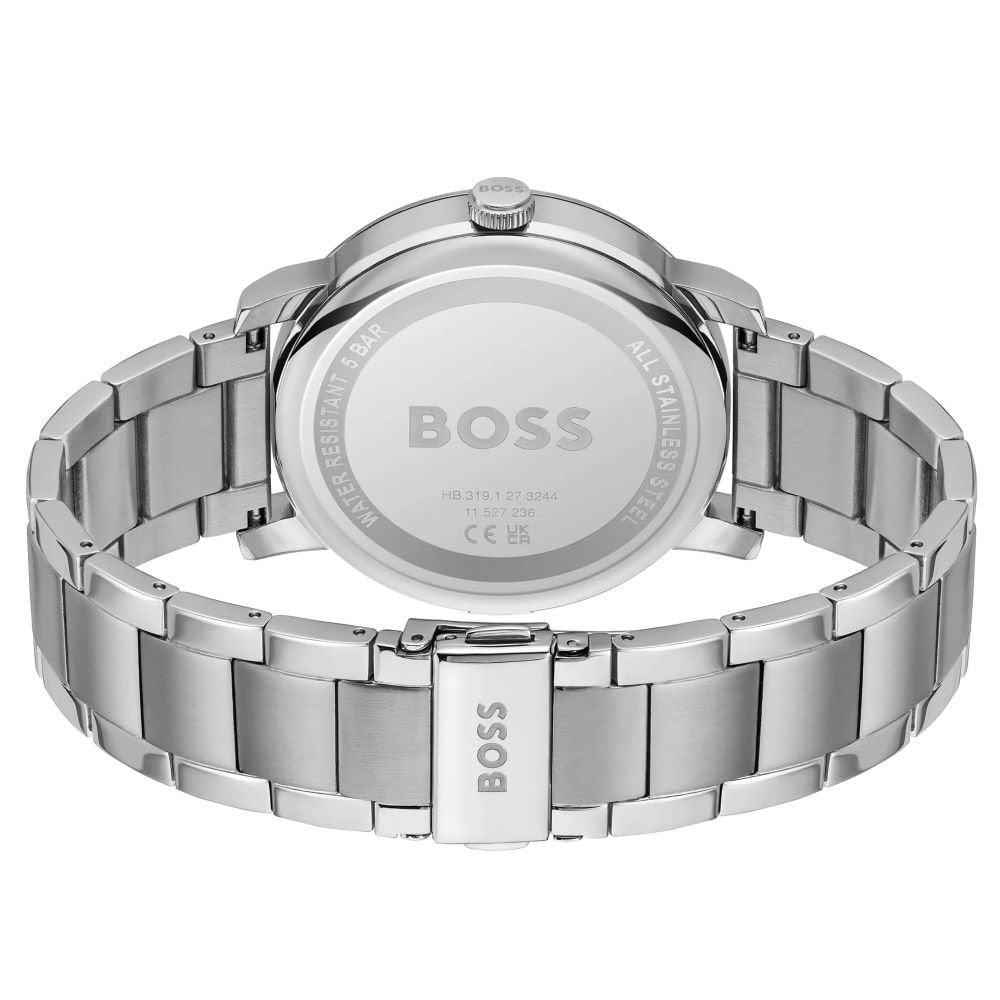 Hugo Boss Mens Contender Steel Chronograph
