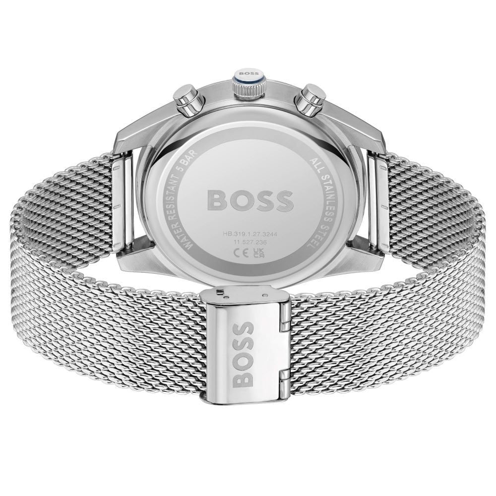 Hugo Boss Mens Sky Traveller Mesh Bracelet Watch