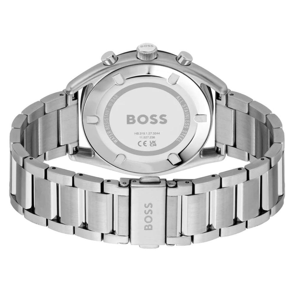 Hugo Boss Mens Top Steel Blue Dial Watch