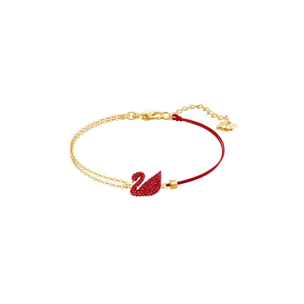ICONIC GOLD & RED SWAN BRACELET