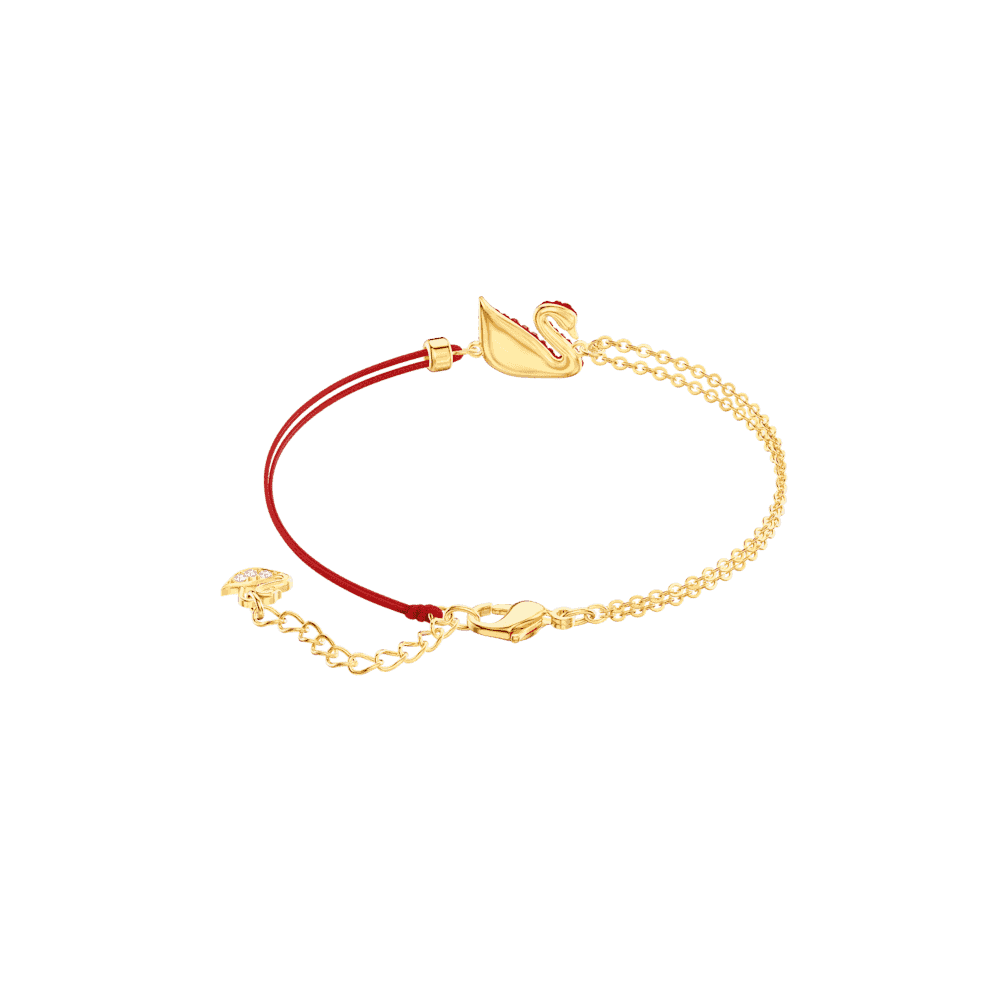 ICONIC GOLD & RED SWAN BRACELET