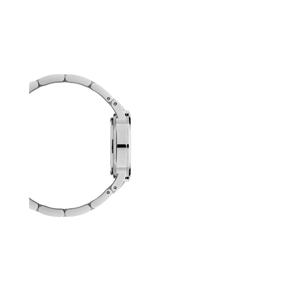 ICONIC LINK STAINLESS STEEL LINK BRACELET WATCH WITH WHITE DIAL
