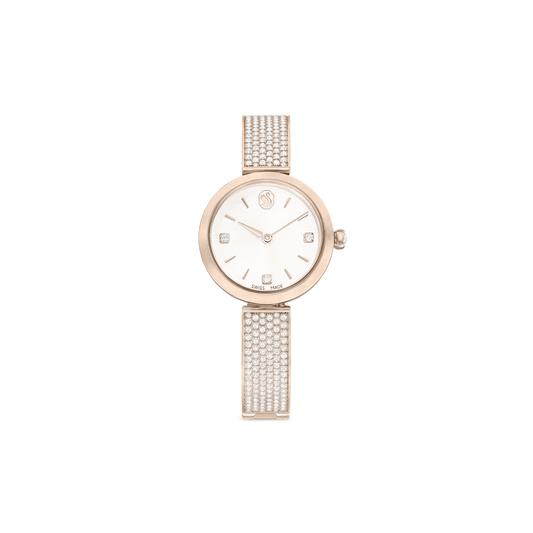 ILLUMINA GOLD TONE CRYSTAL BRACELET WATCH 