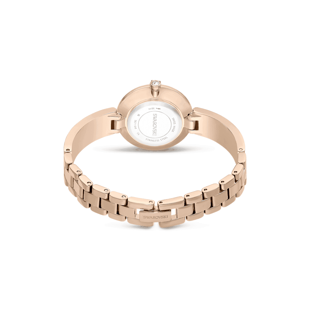 ILLUMINA GOLD TONE CRYSTAL BRACELET WATCH 