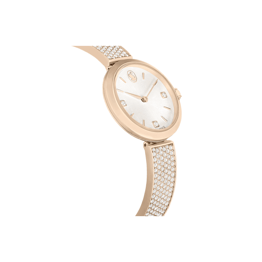 ILLUMINA GOLD TONE CRYSTAL BRACELET WATCH 