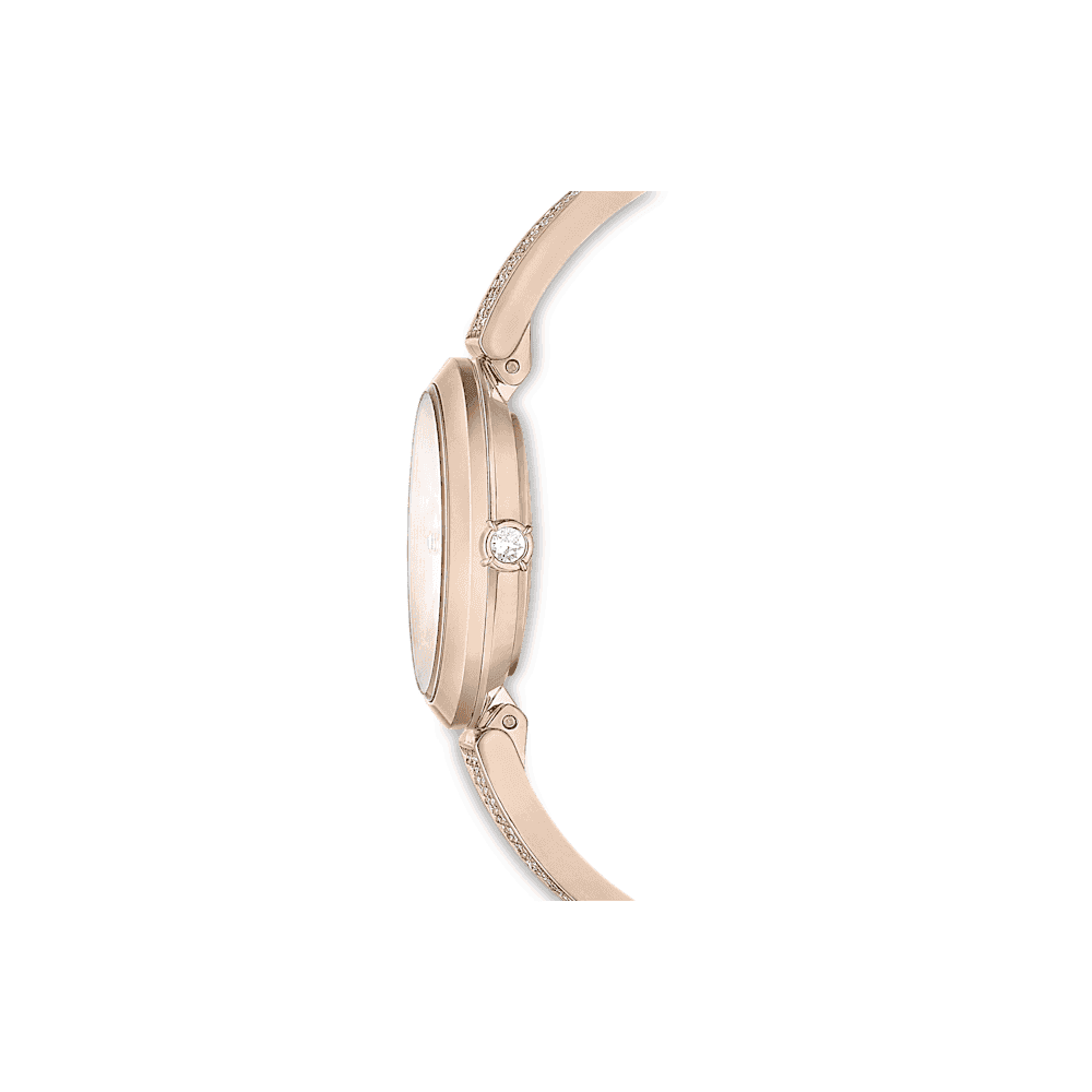 ILLUMINA GOLD TONE CRYSTAL BRACELET WATCH 