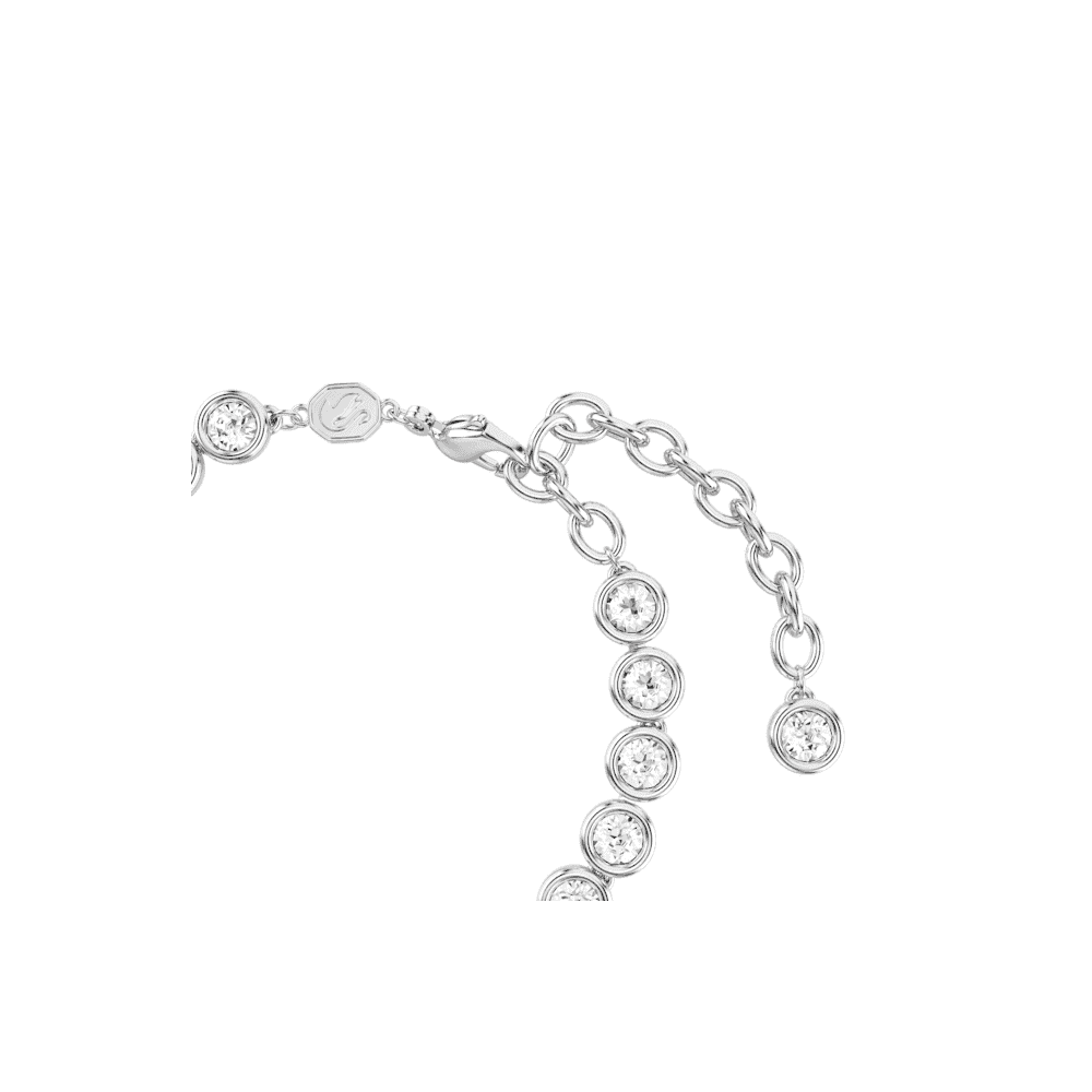 IMBER RHODIUM FINISHED TENNIS BRACELET