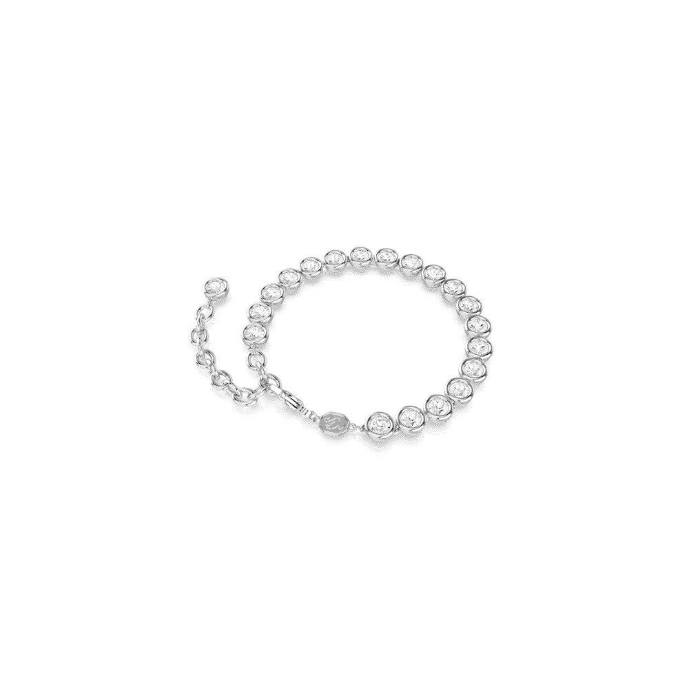 IMBER RHODIUM FINISHED TENNIS BRACELET