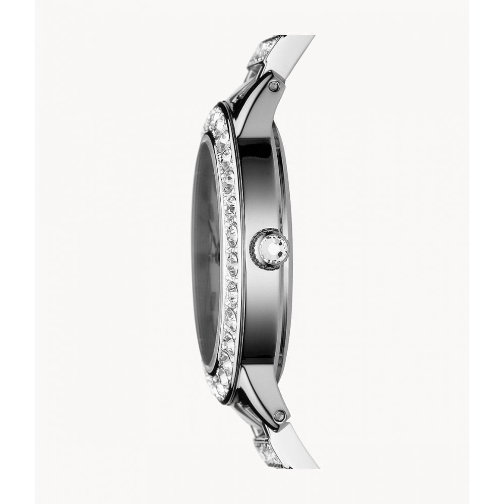 JESSE LADIES STAINLESS STEEL BRACELET WATCH WITH ZIRCONIA EMBELLISHMENT