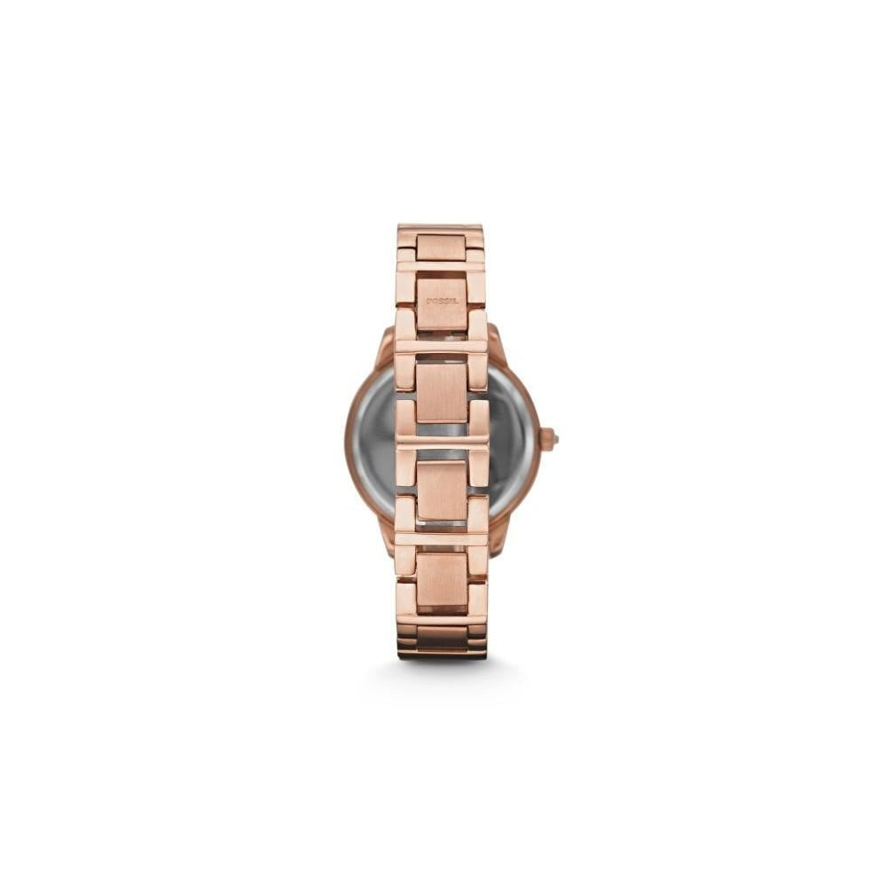 JESSE ROSE GOLD STAINLESS STEEL LADIES BRACELET WATCH WITH ZIRCONIA EMBELLISHMENT