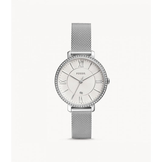 Jacqueline Three-Hand Date Stainless Steel Watch