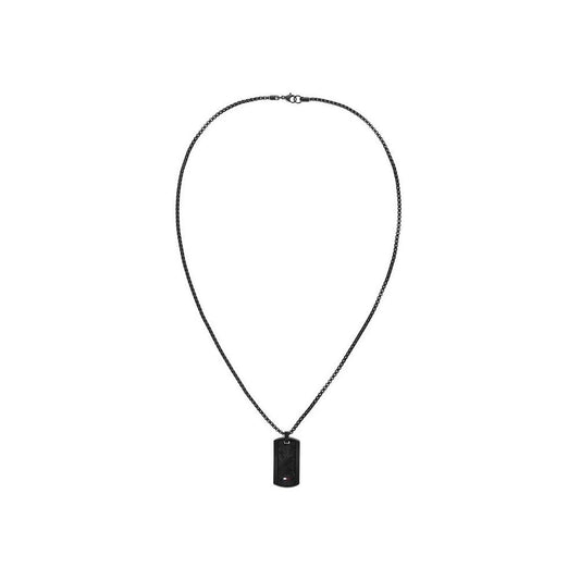 Jameson, Black Stainless Steel Gents Dog Tag Pendant