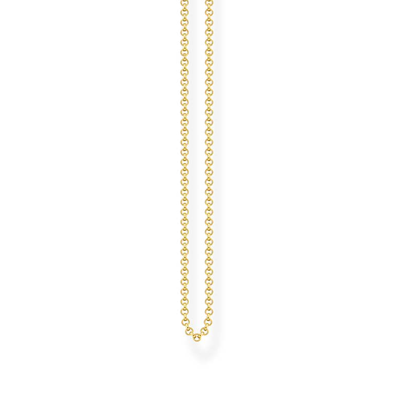 THOMAS SABO GOLD ON SIL ROUND BELCHER CHAIN