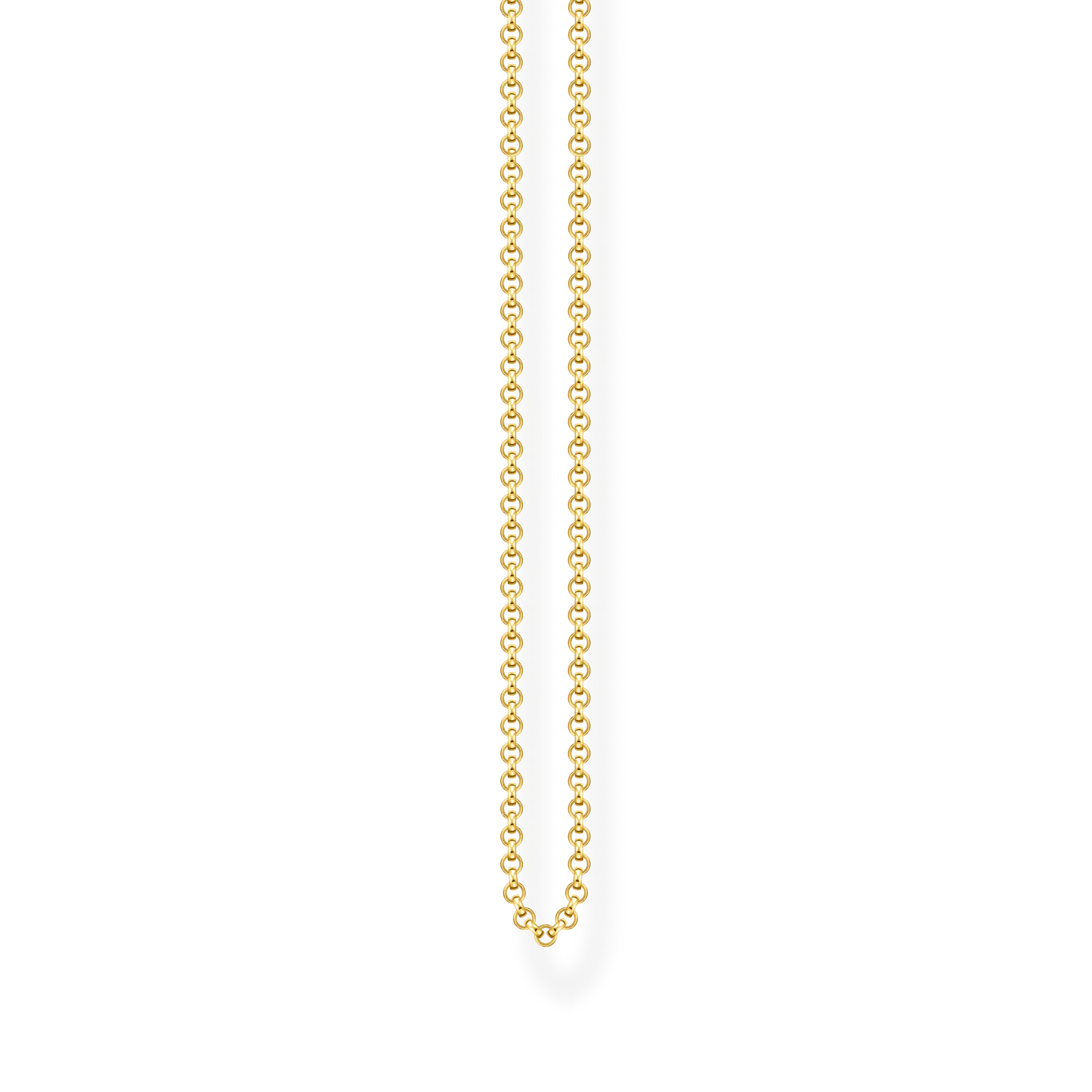 THOMAS SABO GOLD ON SIL ROUND BELCHER CHAIN