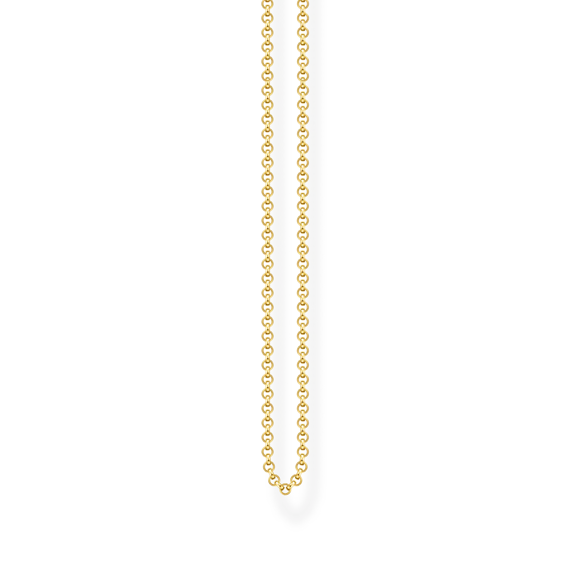 THOMAS SABO GOLD ON SIL ROUND BELCHER CHAIN