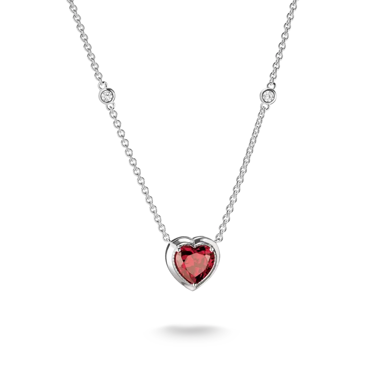 Thomas Sabo Sterlng Silver Elyndra Red Heart Pendant