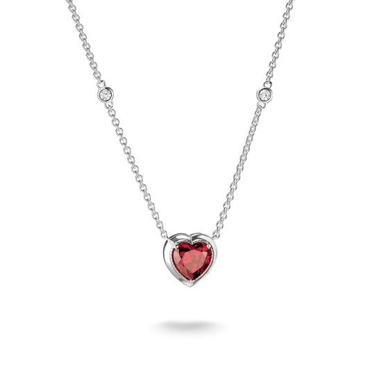 Thomas Sabo Sterlng Silver Elyndra Red Heart Pendant