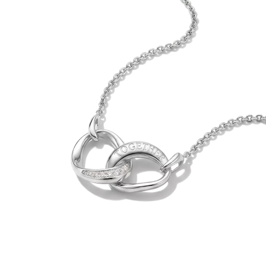 Thomas Sabo 'Together' Intertwined Rings Pendant with White Zirconia