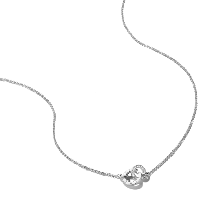 Thomas Sabo 'Together' Intertwined Rings Pendant with White Zirconia