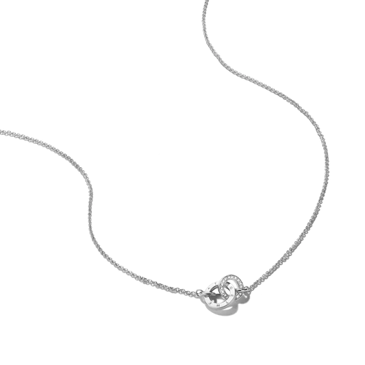 Thomas Sabo 'Together' Intertwined Rings Pendant with White Zirconia