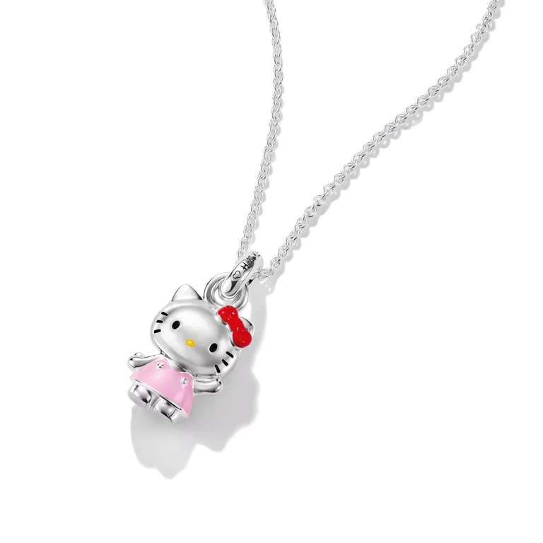 Thomas Sabo Hello Kitty Necklace with Red Bow