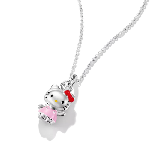 Thomas Sabo Hello Kitty Necklace with Red Bow