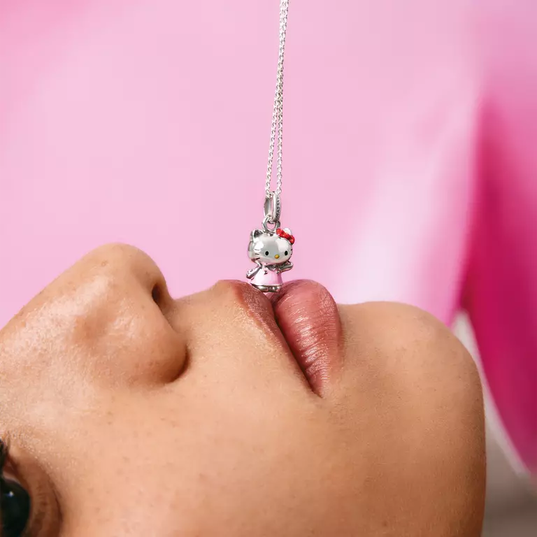 Thomas Sabo Hello Kitty Necklace with Red Bow