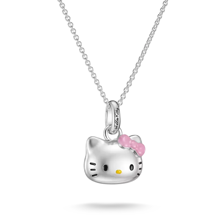 Thomas Sabo Hello Kitty Necklace with Pink Bow