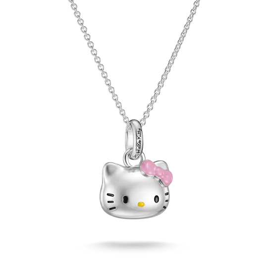 Thomas Sabo Hello Kitty Necklace with Pink Bow