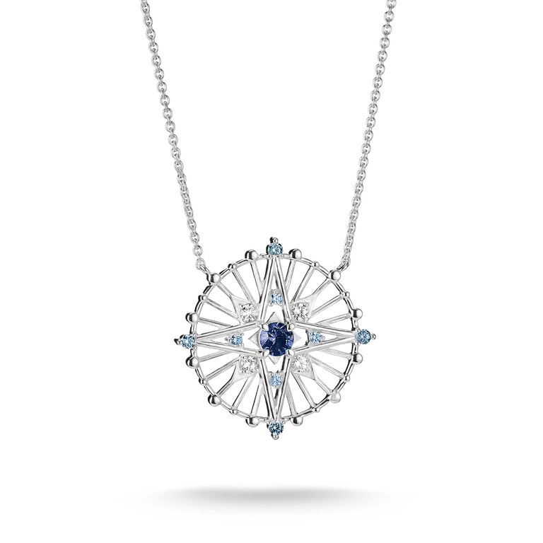 Thomas Sabo Talisman Necklace with Blue Stones