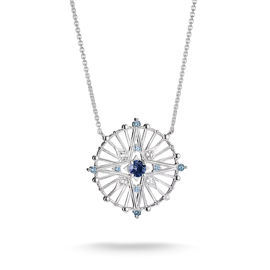 Thomas Sabo Talisman Necklace with Blue Stones