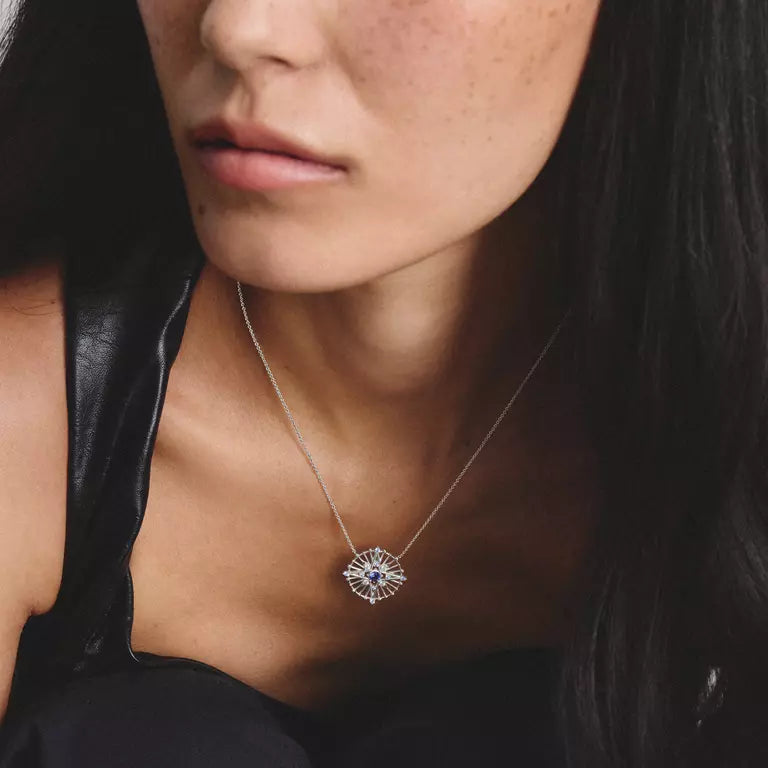 Thomas Sabo Talisman Necklace with Blue Stones