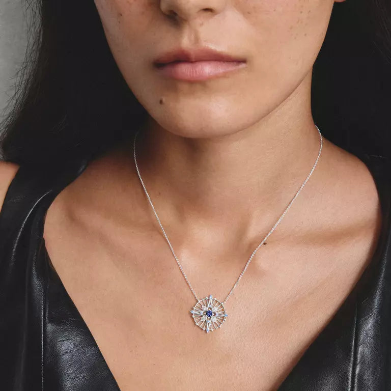 Thomas Sabo Talisman Necklace with Blue Stones