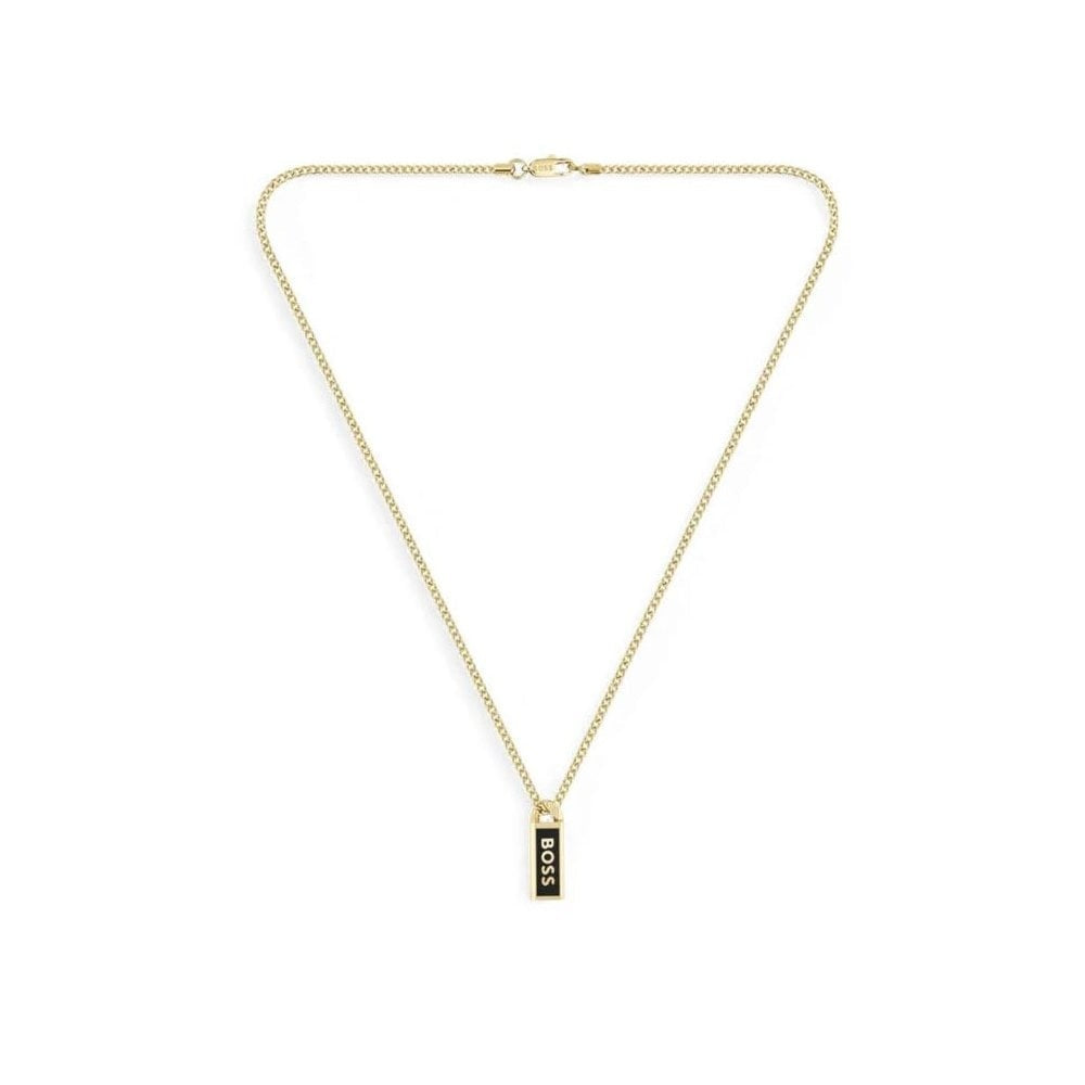 Kassy, Gents Gold Plated Stainless Steel Necklace 
