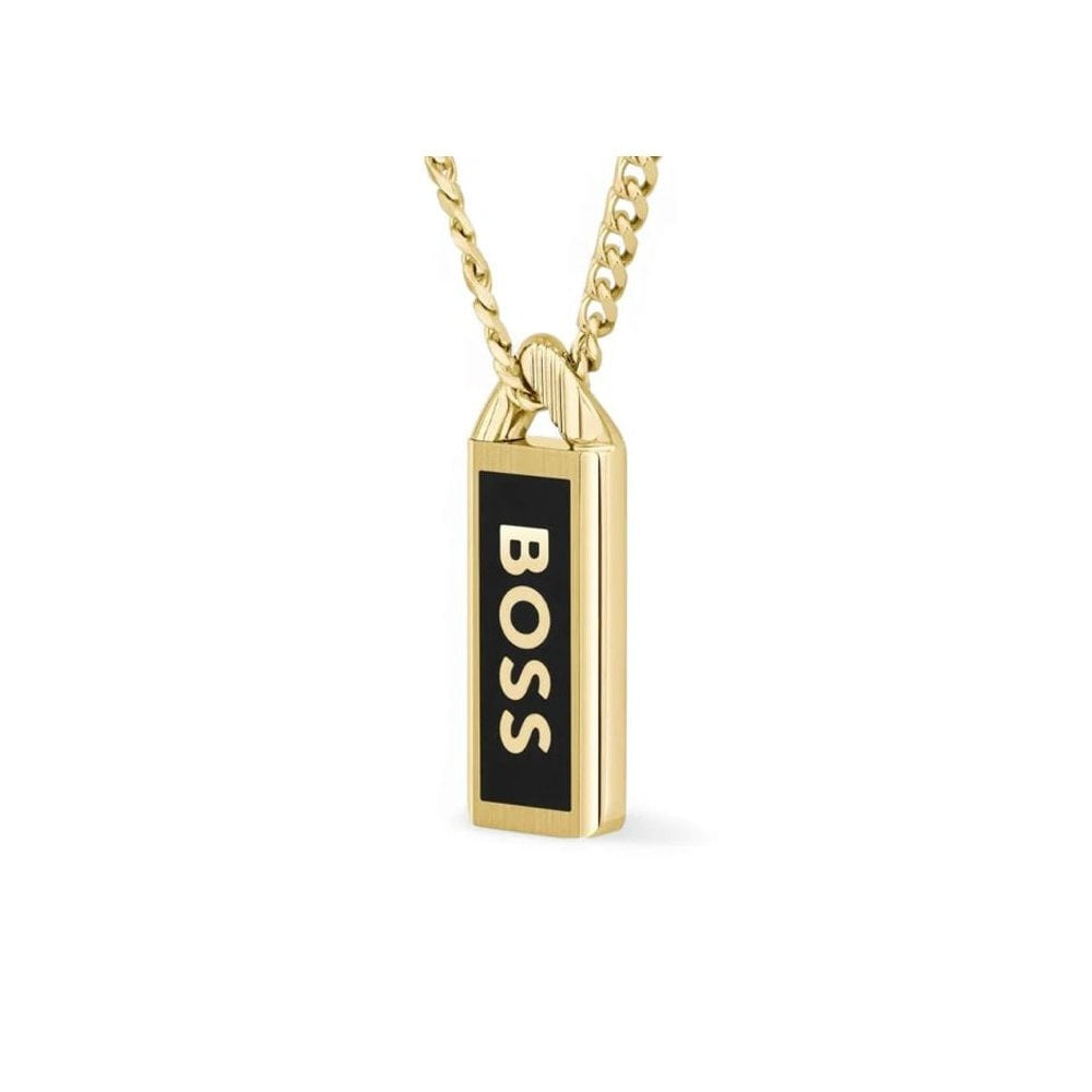 Kassy, Gents Gold Plated Stainless Steel Necklace 