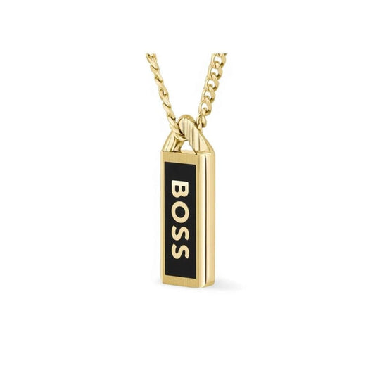 Kassy, Gents Gold Plated Stainless Steel Necklace 