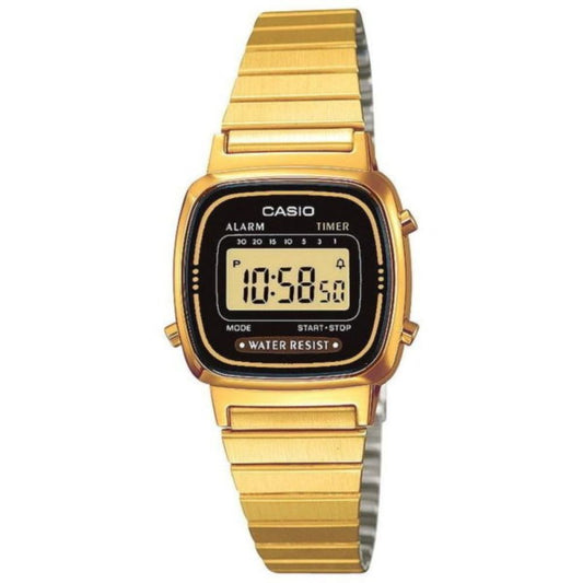 Casio Vintage Ladies Gold Stainless Steel Watch