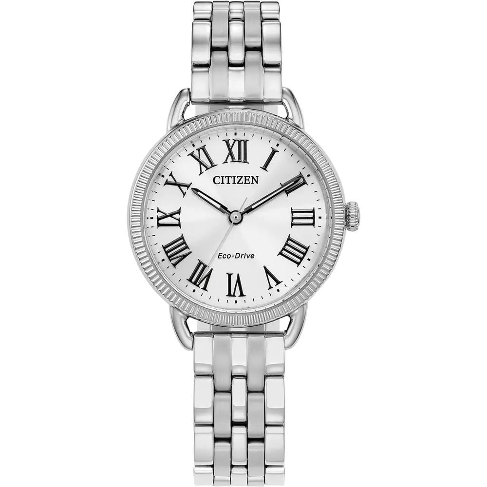 LADIES' CLASSIC, ROMAN NUMERALS, ECO DRIVE WATCH